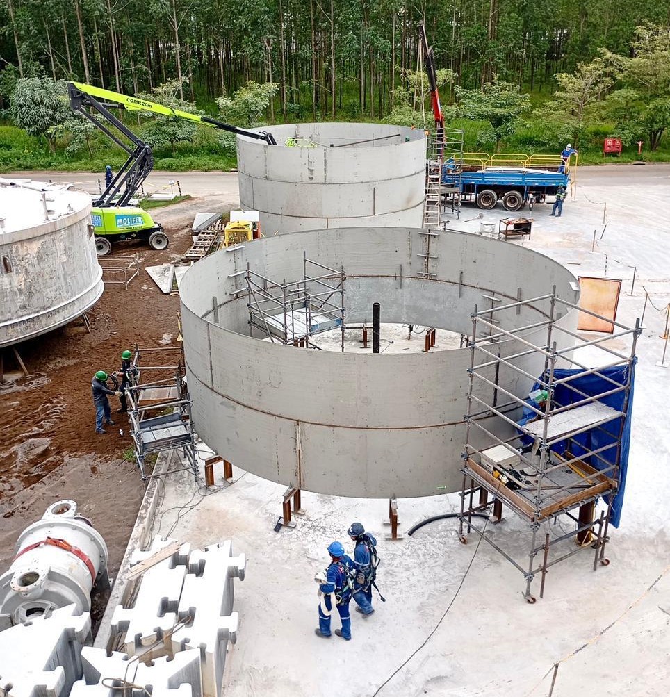 Parque fabril METALPAR — Montagem de tanques e estruturas em campo