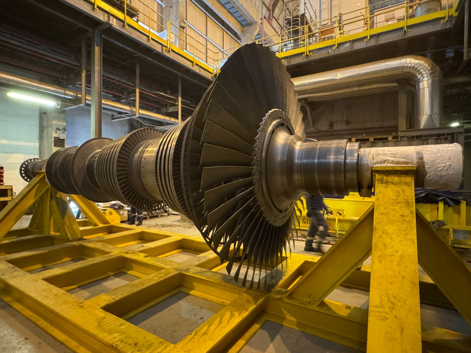 Parque fabril METALPAR — Manutenção de turbina a vapor de grande porte